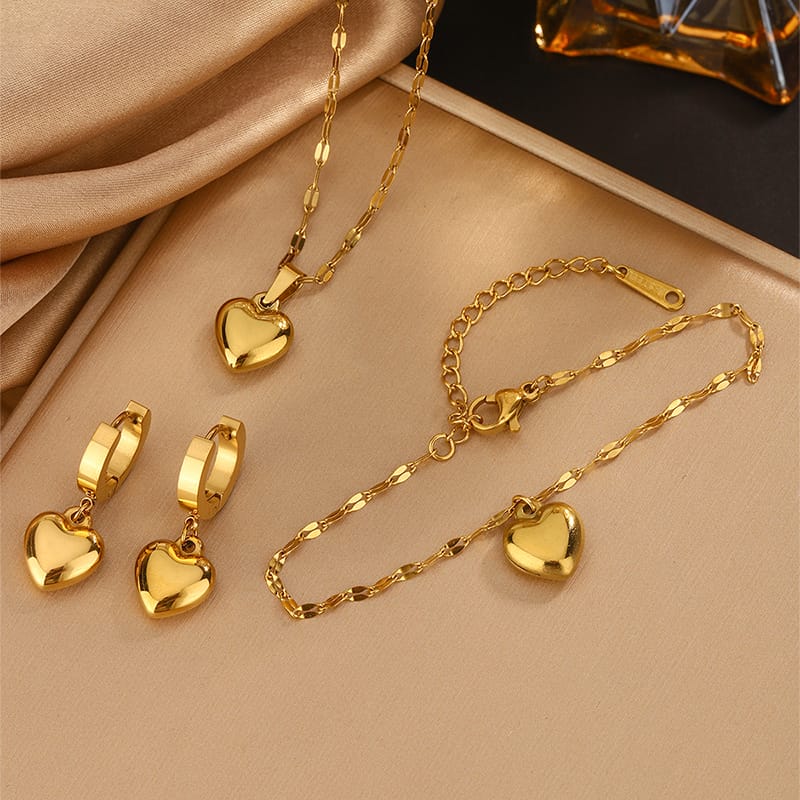 Set de Joyería Corazón