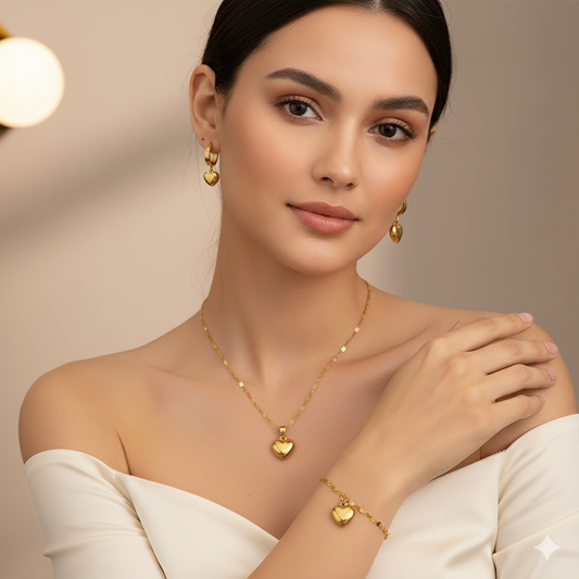 Set de Joyería Corazón